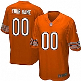 Youth Nike Chicago Bears Customized Orange Team Color Stitched NFL Game Jersey,baseball caps,new era cap wholesale,wholesale hats